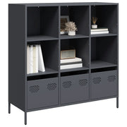Credenza Antracite 101,5x39x103,5 cm Acciaio 851390