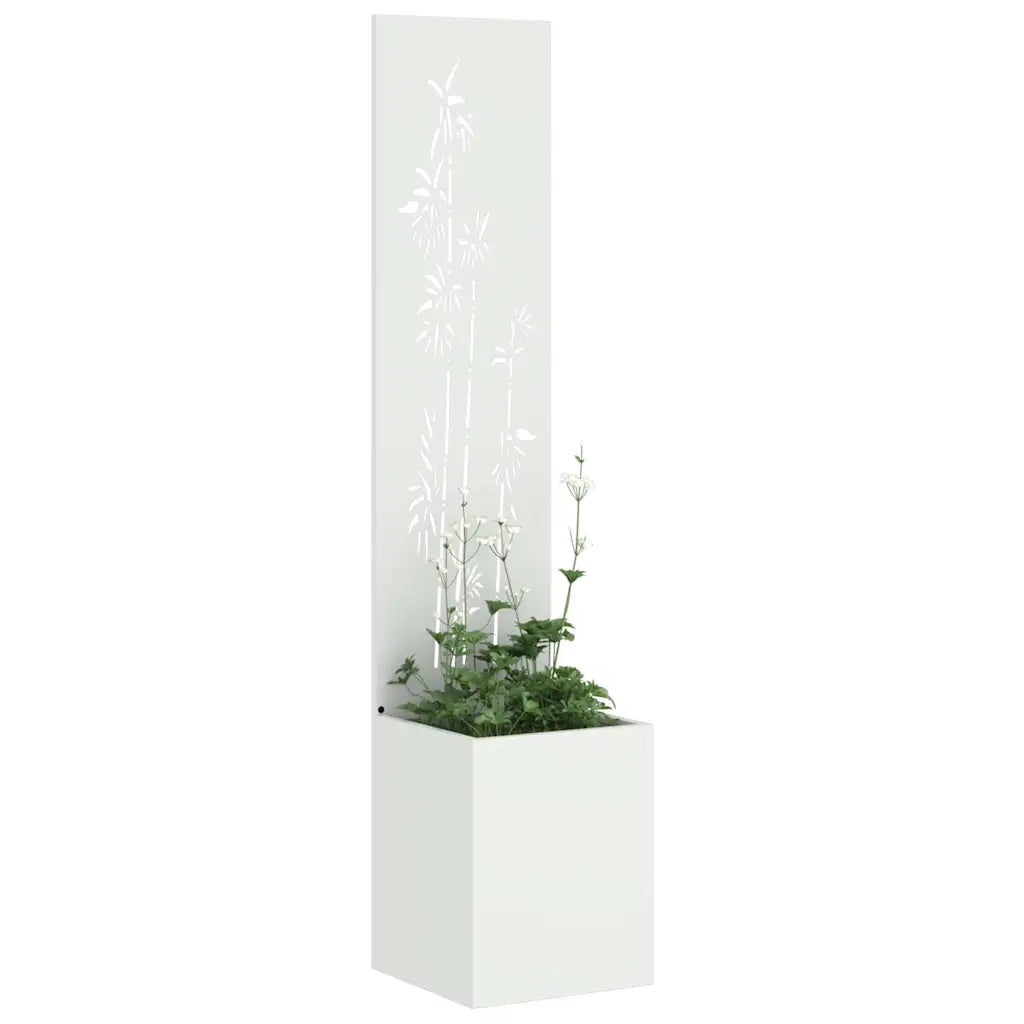 Schermo per privacy in giardino Floreale Bianco 32 x 150 cm CFW5313136