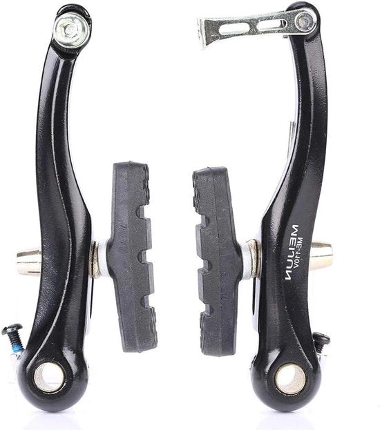 Sistema frenante per bicicletta da corsa, set freno anteriore e posteriore in alluminio con cavo.