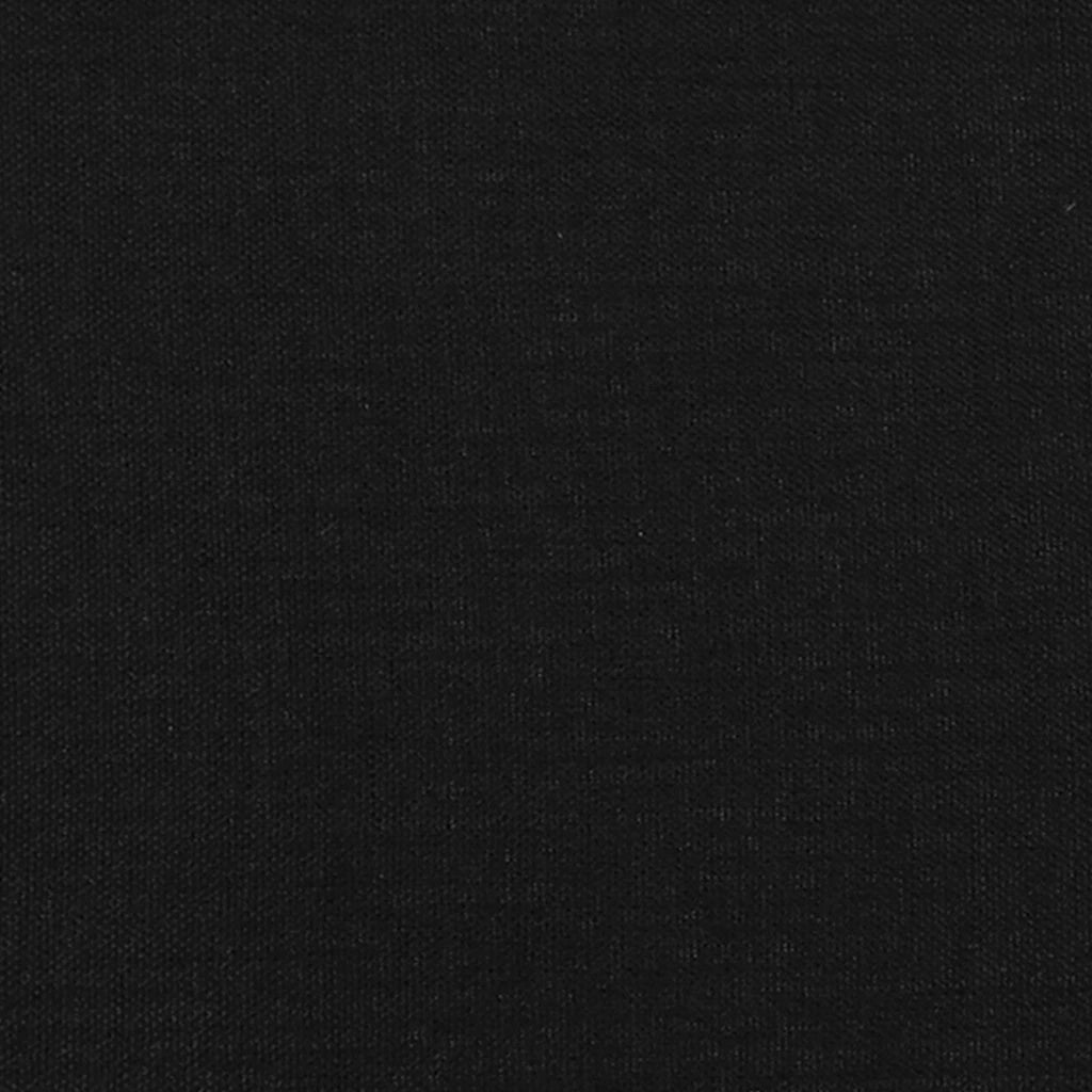 Testiera-Testata-Testiera Decorativa Nera 90x5x78/88 cm in Tessuto 345404
