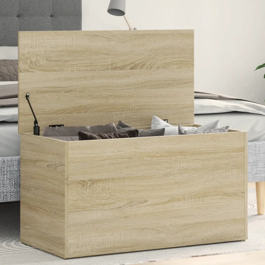 Cassapanca Rovere Sonoma 84x42x46 cm in Legno Ingegnerizzato cod mxl 48471