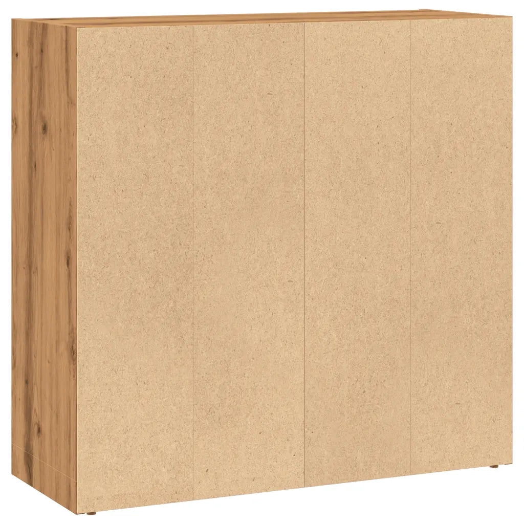 vidaXL Libreria Rovere Artigianale 80x30x77 cm in Legno Multistrato