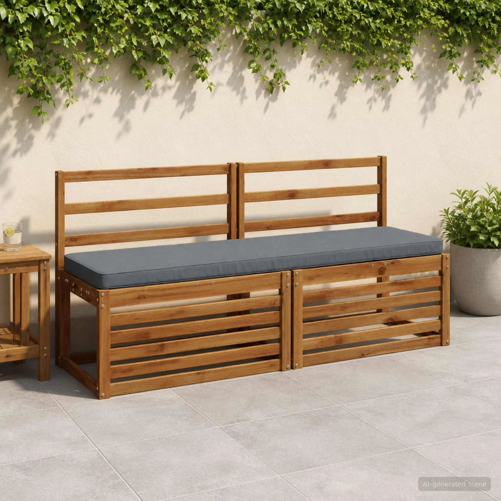 Cuscino per Panchina a 1 Pezzo VUGHT 100% Poliestere Blu 951294