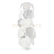 Pianta decorativa moderna Monstera grande Bianco