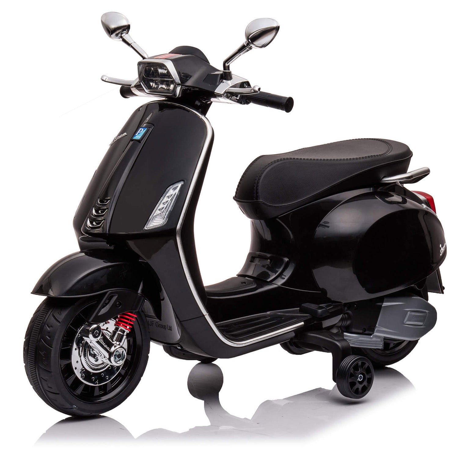 Scooter Elettrico per Bambini Licenza Ufficiale Piaggio Vespa 12V 4,5Ah Nero