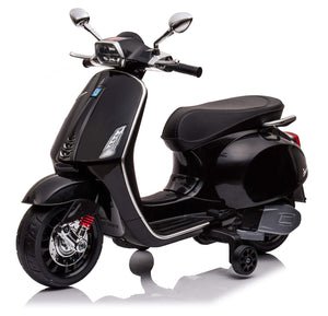 Scooter Elettrico per Bambini Licenza Ufficiale Piaggio Vespa 12V 4,5Ah Nero