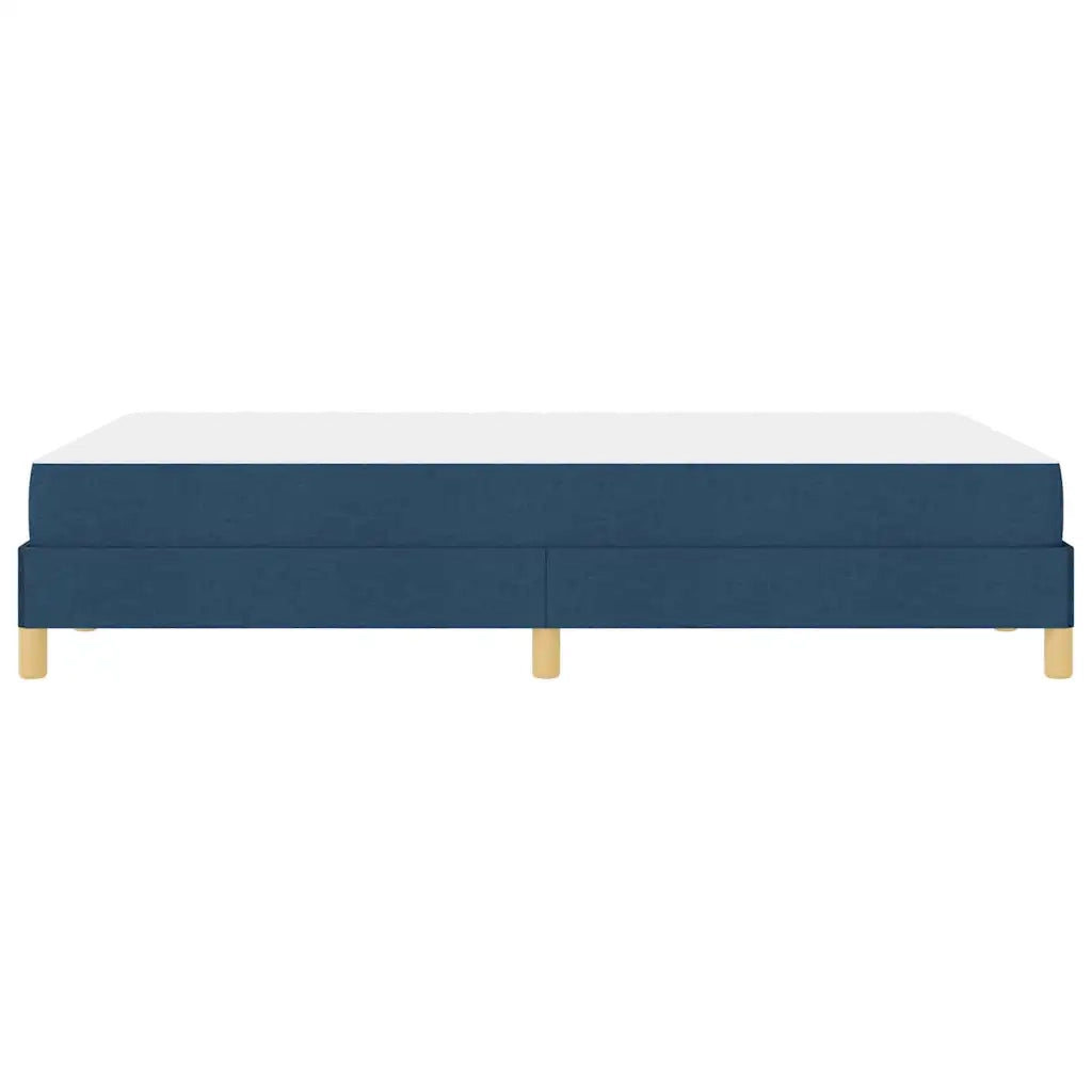 vidaXL Letto a molle Blu e Marrone 120 x 200 cm