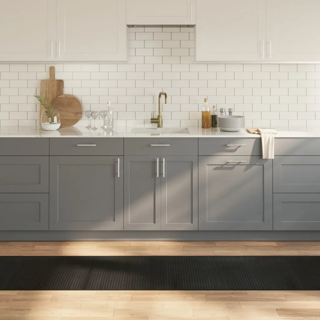 Tappeto Rettangolare Nero 60x300 cm in BambÃ¹