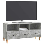 Mobile TV | Armadietto TV | Mobile Porta TV Grigio Cemento 102 x 34,5 x 50 cm