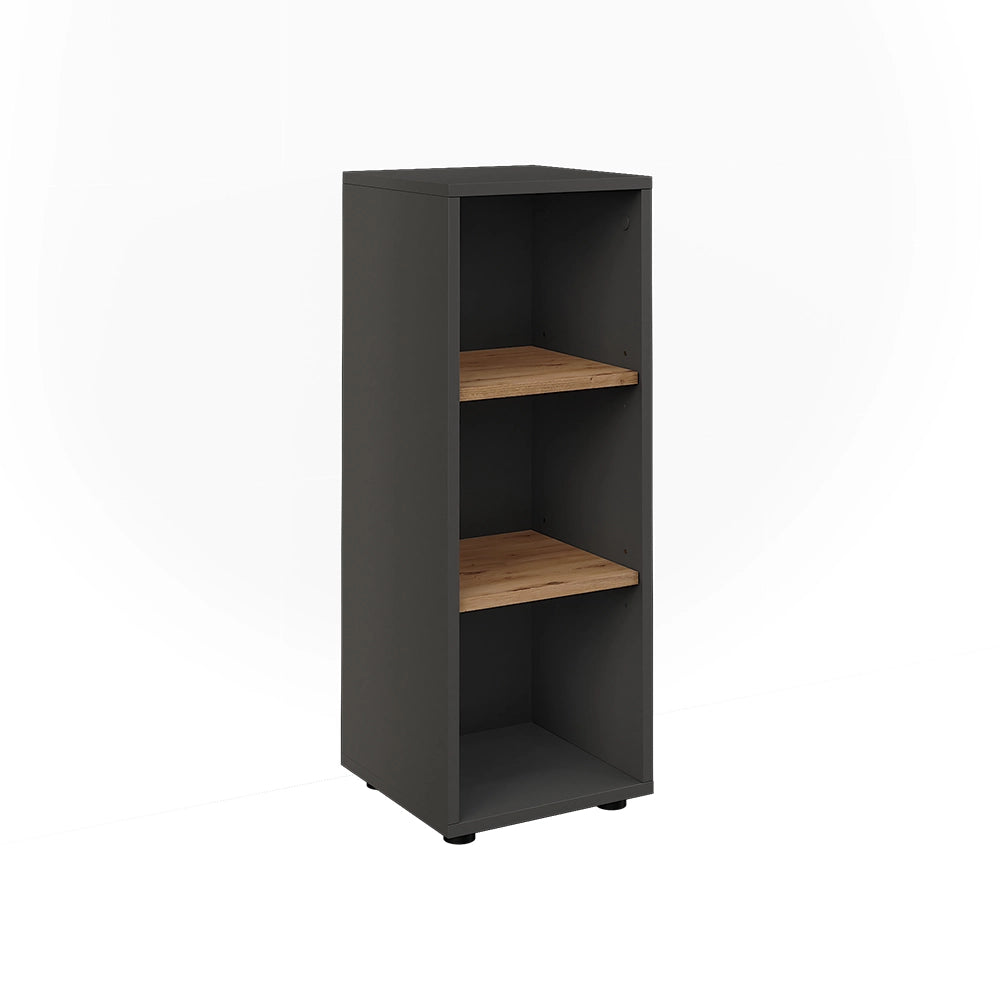 Vicco Mobiletto midi Antracite/Artisan 30 x 81 cm con 3 vani portaoggetti