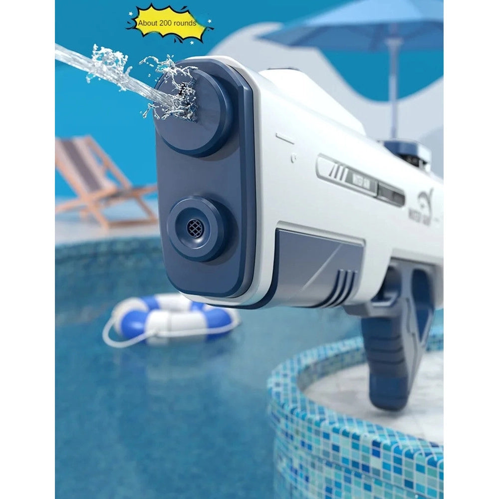 Trade Shop - Pistola Ad Acqua Elettrica Automatica Da 43cm Per Bambini Ad Alta Pressione Giocattolo -