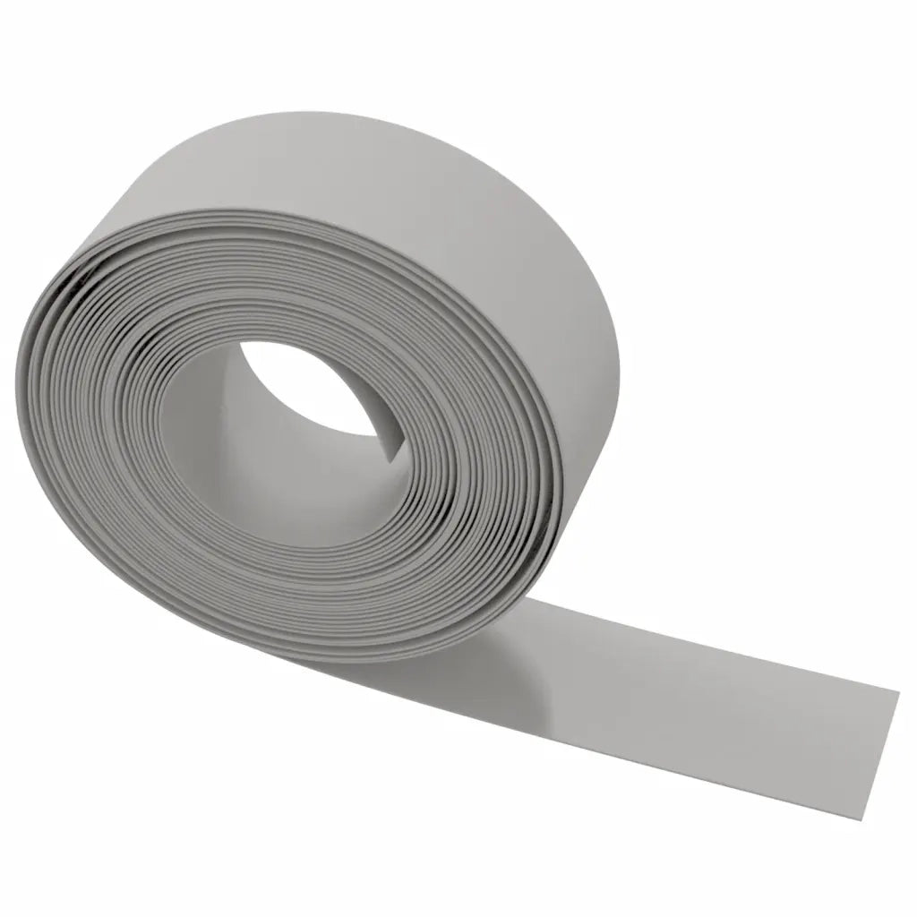 Bordature da Giardino 2 pz Grigie 10 m 20 cm in Polietilene 3155452