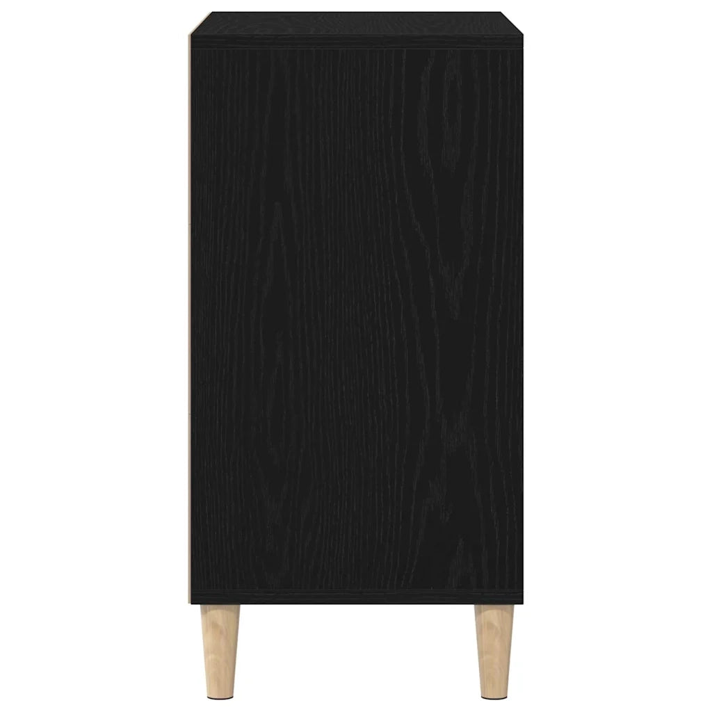 Credenza Rovere Nero 57 x 35 x 70 cm Legno multistrato 862043