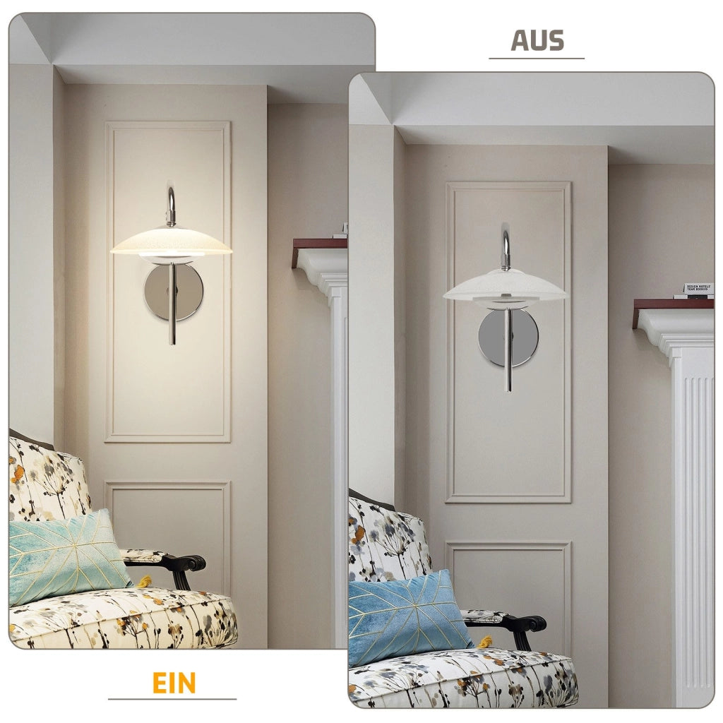 ZMH Applique a LED design moderno illuminazione per interni illuminazione per corridoi vetro 3000K per scale di hotel