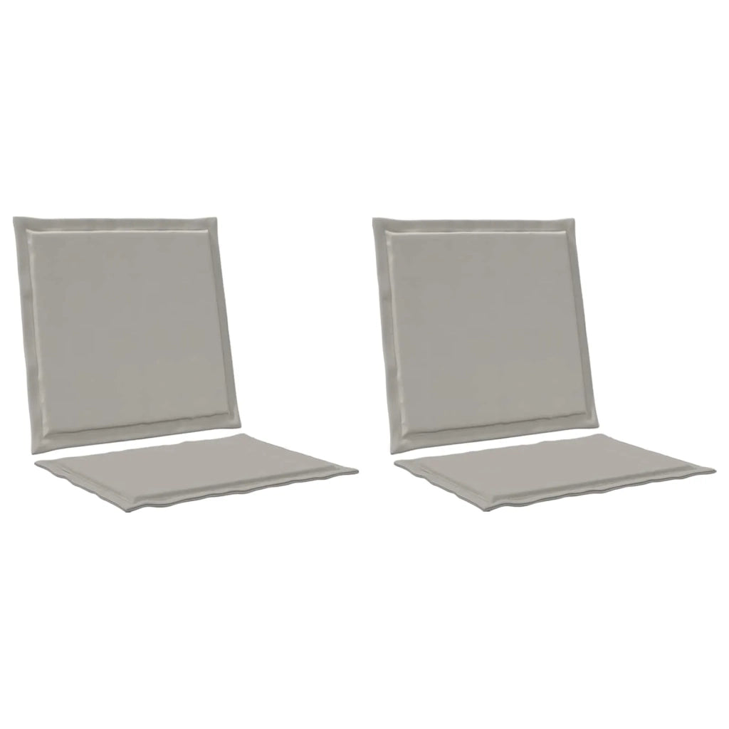 Cuscini per Seduta e Schienale 2 pcs Grigio Chiaro 899976