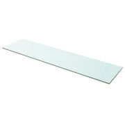 Mensole in Vetro Trasparente 2 pz 100x25 cm 3051585