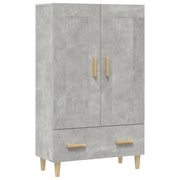 Buffet credenza cassettiera armadio mobile contenitore organizer cucina soggiorno salotto alto 70 x 31 x 115 cm legno ingegnerizzato grigio 02_0034710