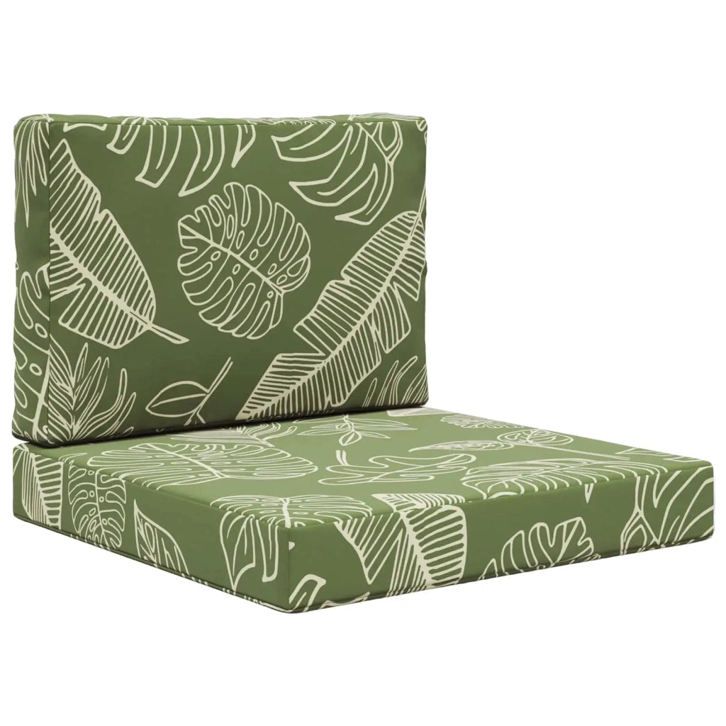Cuscino per divano da esterno 2 pcs Design a foglia Poliestere
