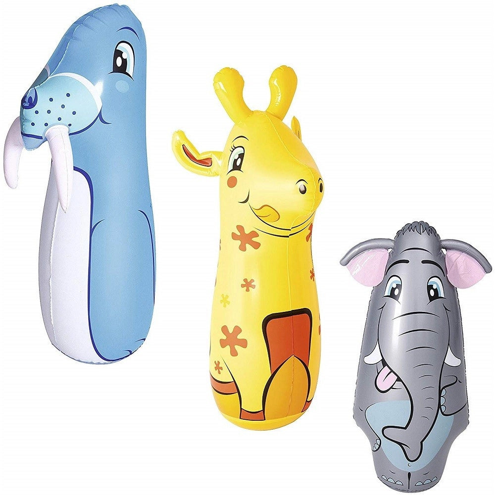 Trade Shop - Pungiball Design A Forma Di Animali 89 Cm Per Bambini 6 Modelli Assortiti 52152 -