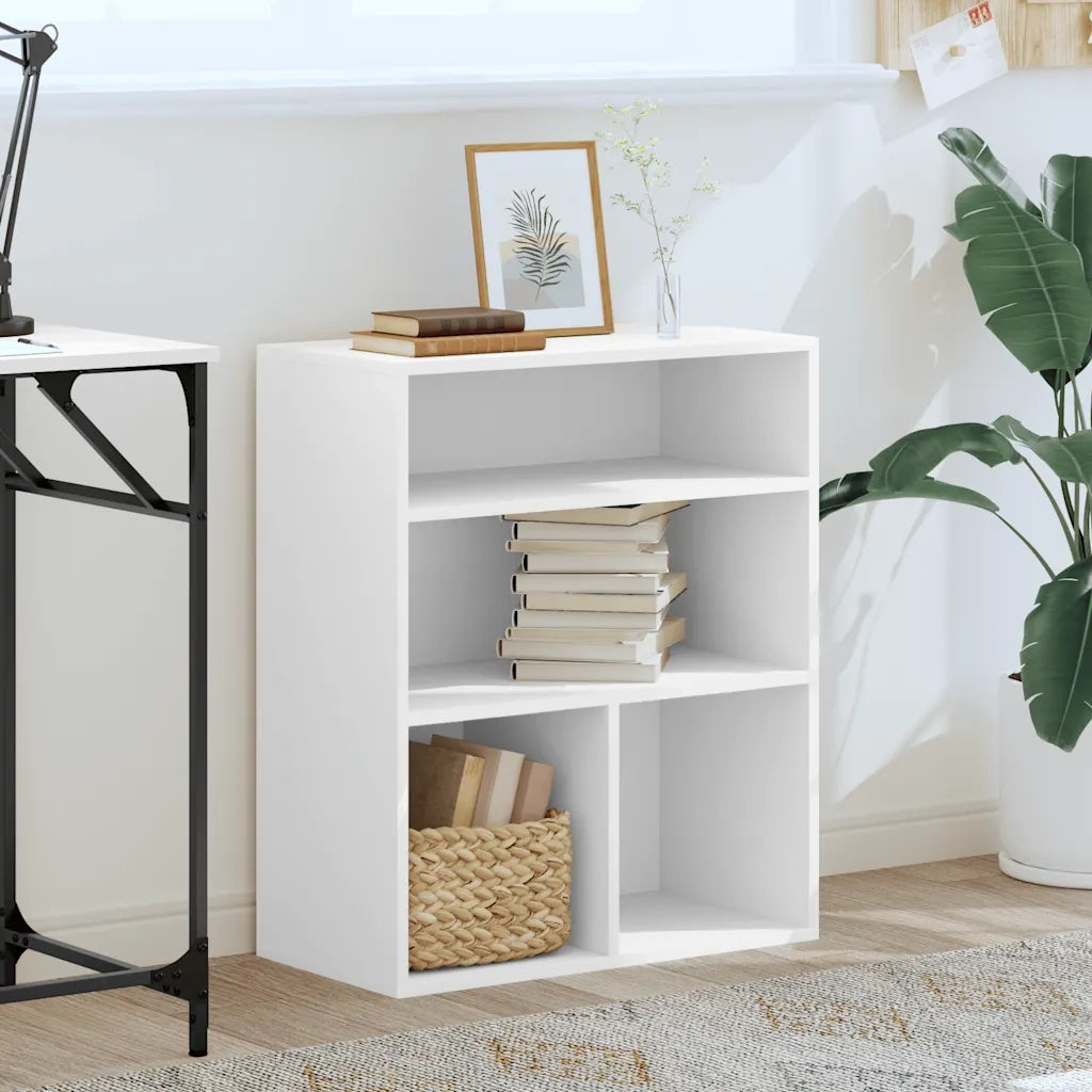 Libreria Bianca 60x30x71,5 cm in Legno Multistrato 860310