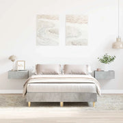 Giroletto senza Materasso Grigio Cemento 135x190 cm Truciolato 861069