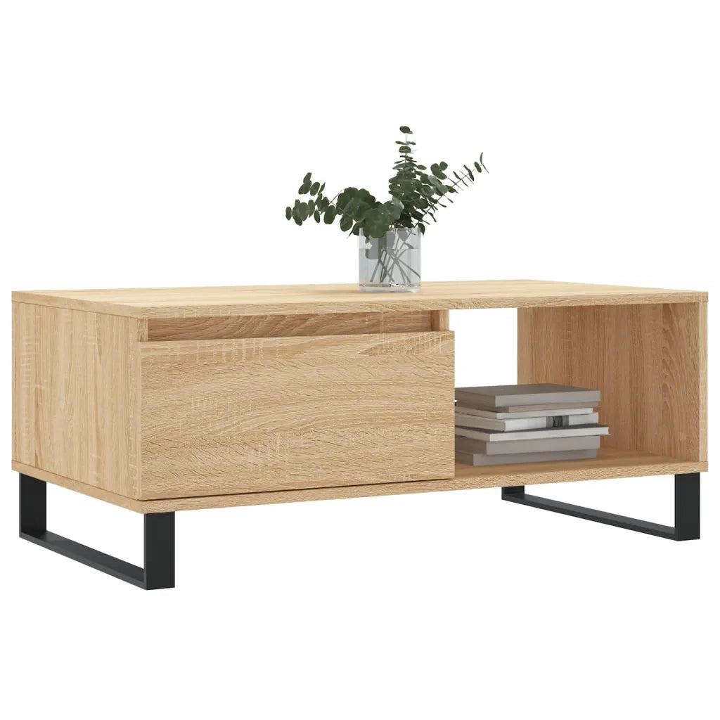 Tavolino salotto | Tavolino da caff¨¨ | Tavolino da Soggiorno Rovere Sonoma 90x50x36,5 cm Legno Multistrato