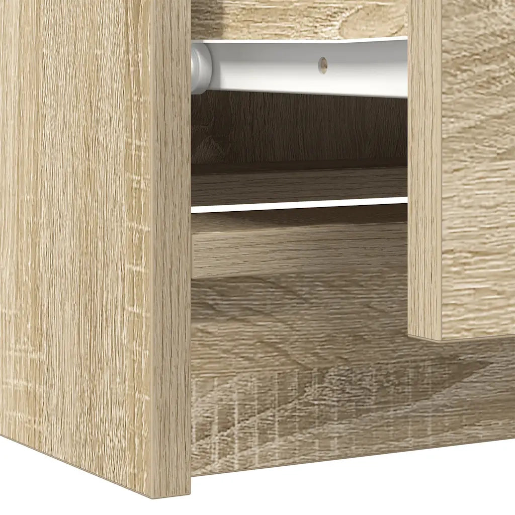vidaXL Mobile Porta TV Rovere Sonoma 60x35x54 cm in Legno Multistrato