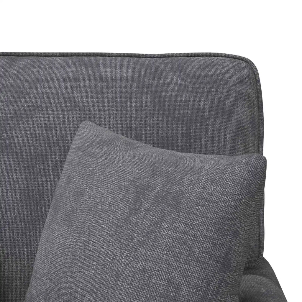 Chaise Longe con Gonna Grigio Scuro 157 x 91 x 91 cm ARES