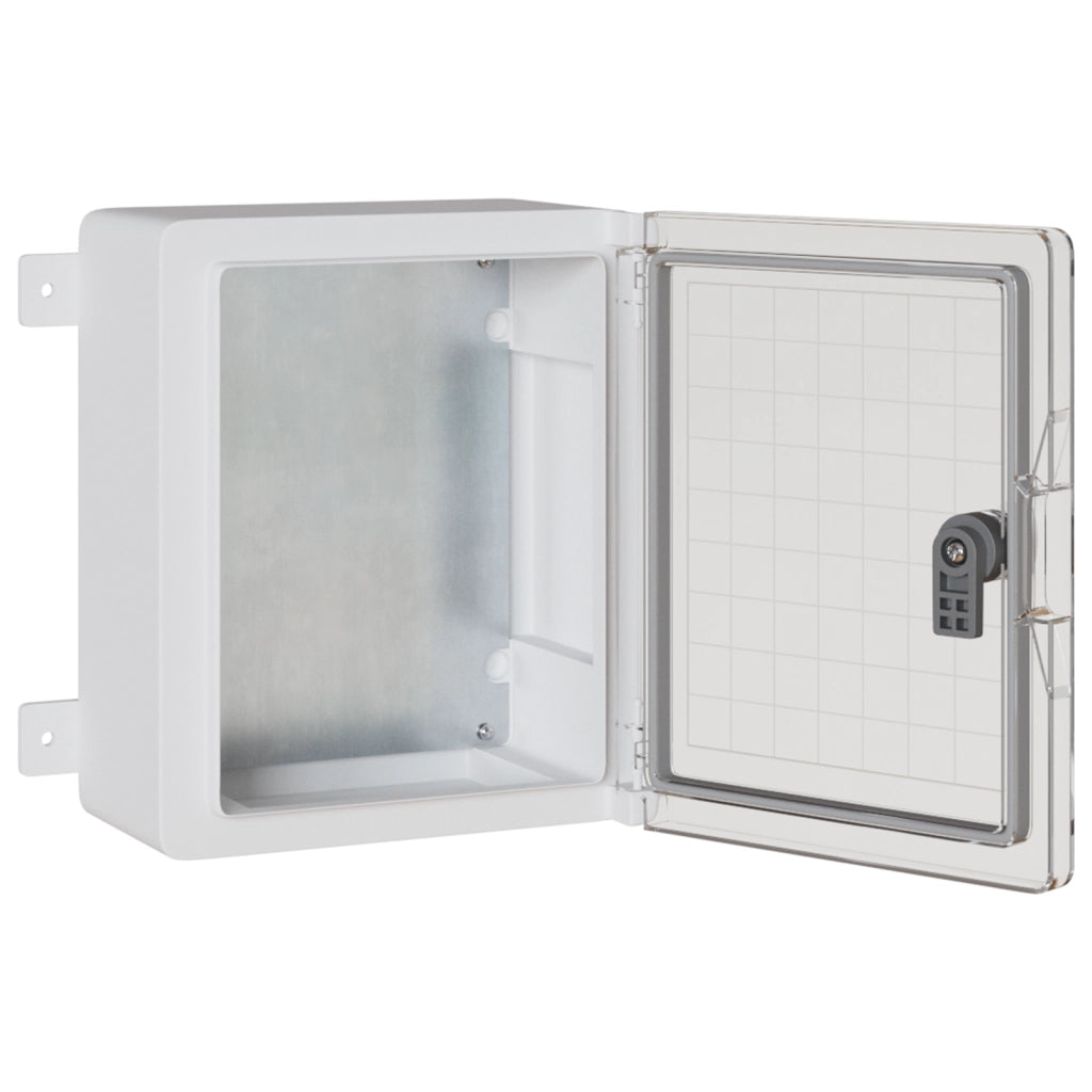 Armadio di Controllo Impermeabile IP65 Grigio 25x13x30 cm in Plastica ABS