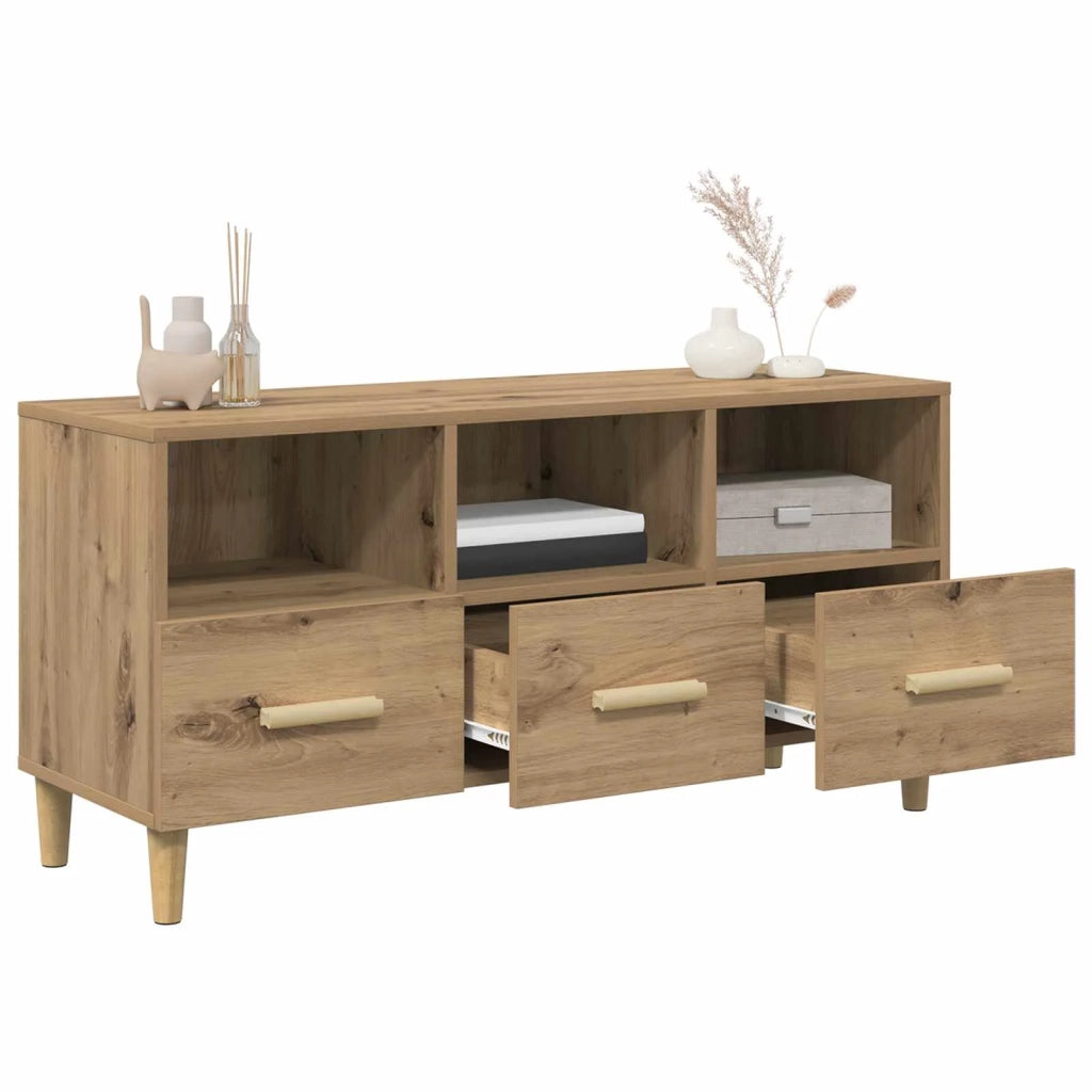 Mobile TV Rovere Artigianale 102 x 36 x 50 cm Legno multistrato