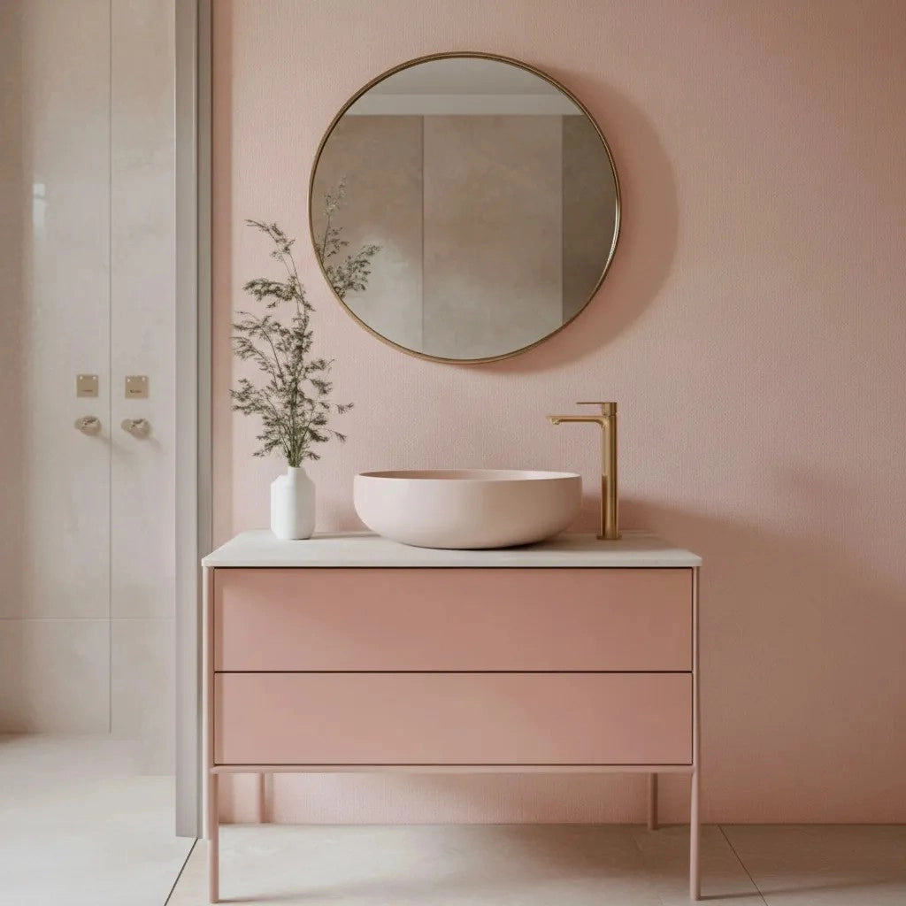 Rubinetto Da Lavabo Rea Drop Brush Copper High
