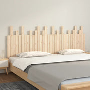 Testiera da Parete-Testiera a Muro-Testata Decorativa 204x3x80 cm in Legno Massello di Pino