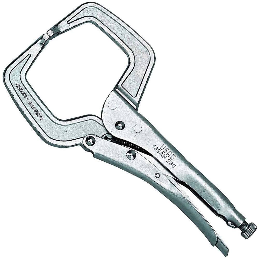 Trade Shop - Pinza Autobloccante A Scatto Morsetto Ganascia A C Regolabile A Vite 275mm Usag -