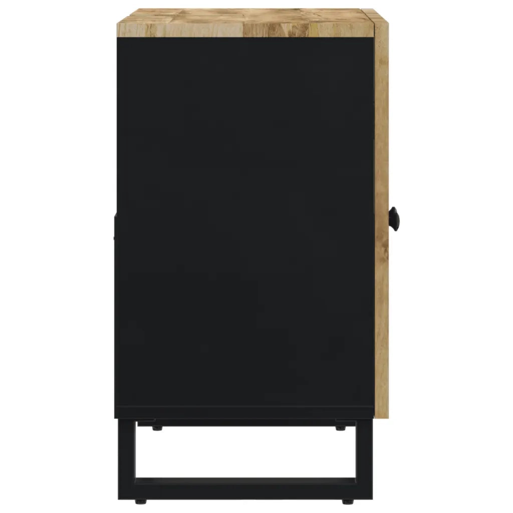 Mobile Lavabo 62x33x58cm Legno Massello Mango Legno Multistrato 351986