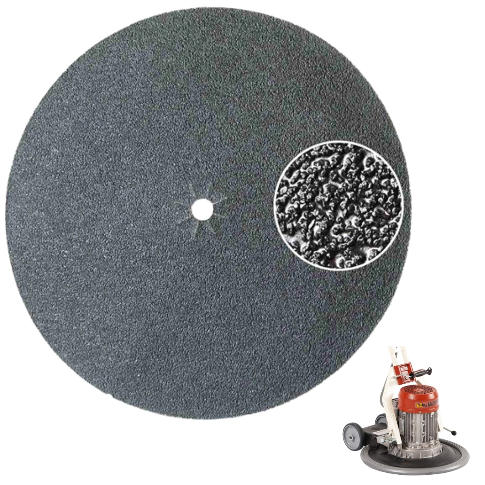 Disco abrasivo bifacciale grana 100 carburo silicio carteggio superfici
