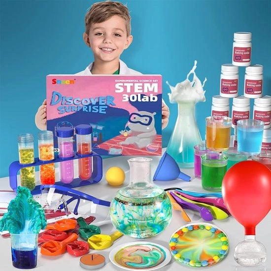 Scopri il Mondo della Scienza con la Scheda di Esperimenti per Bambini da 47 pezzi!