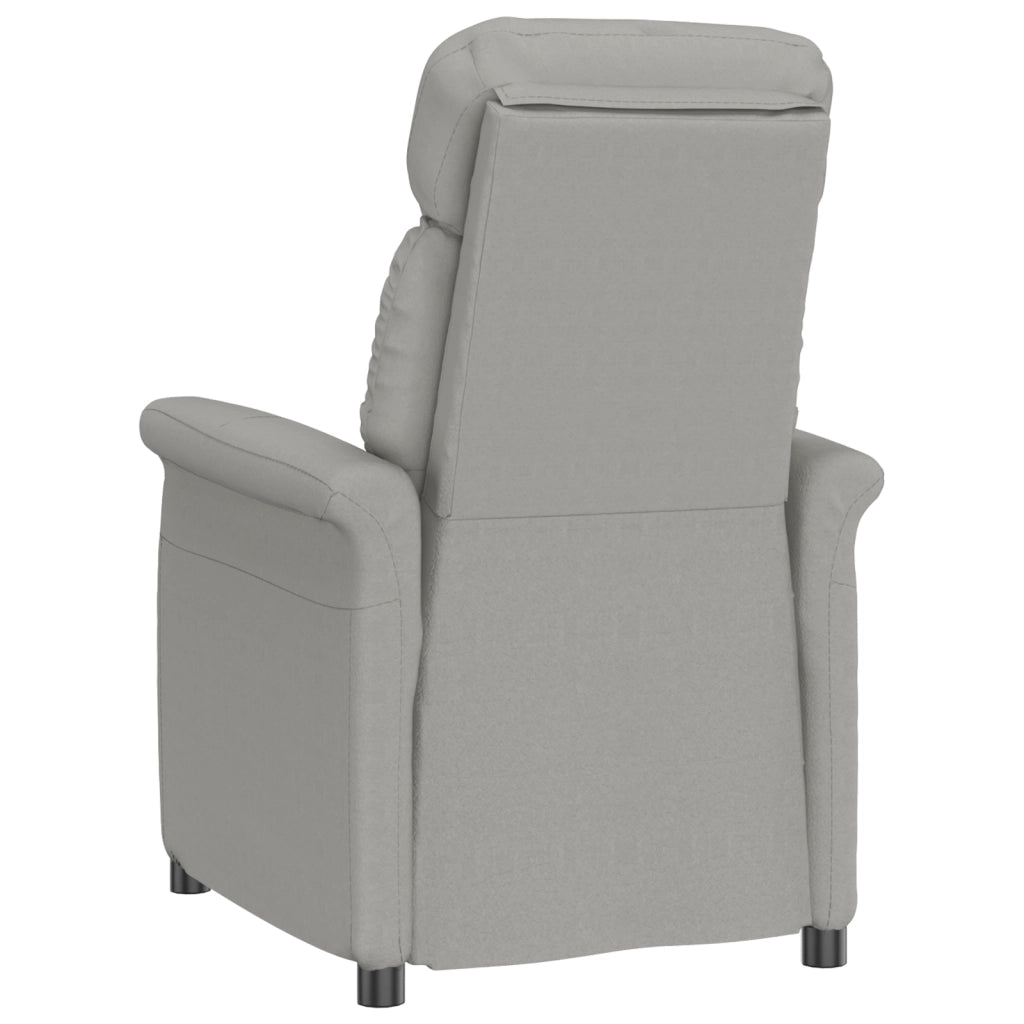 Poltrona Recliner Grigio Chiaro