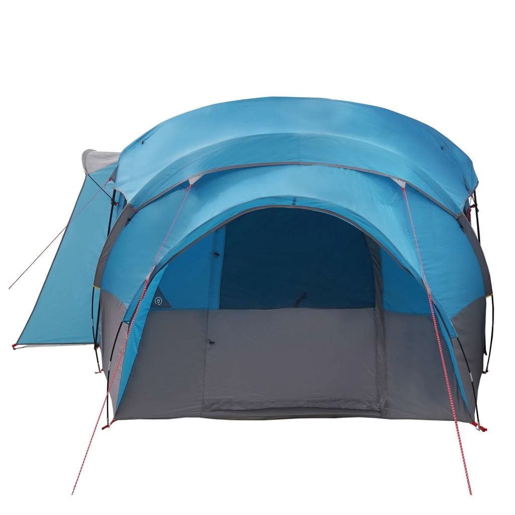 Tenda familiare con telo da pioggia resistente all'acqua Blu