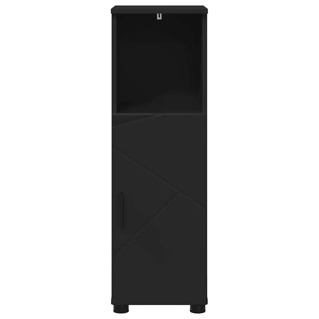 Mobile da Bagno con archiviazione Nero 30 x 35 x 95 cm 883315