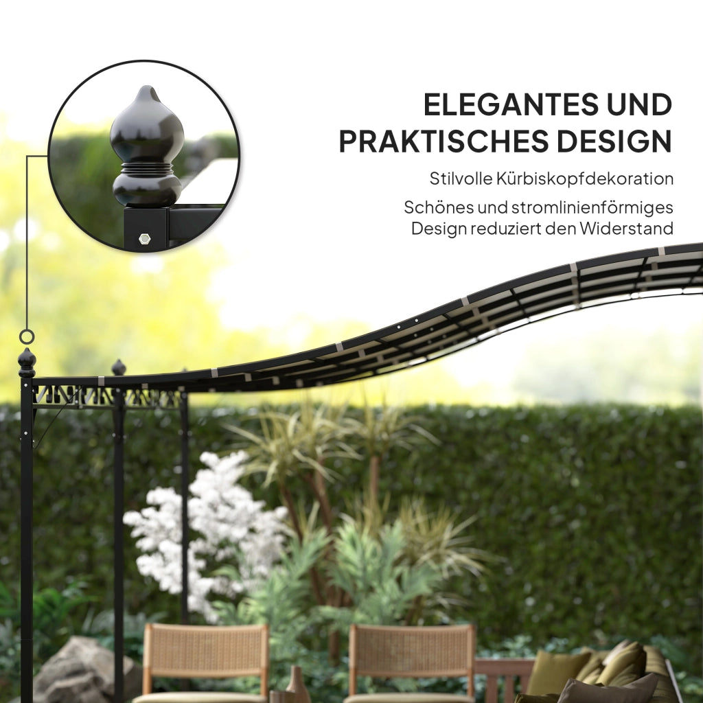Pergola da giardino ¨C zephmum ¨C colore cremewei? 3x5 m