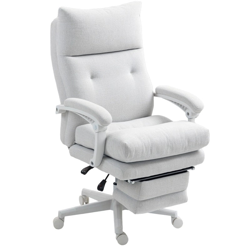Sedia da ufficio ergonomica con poggiapiedi reclinabile