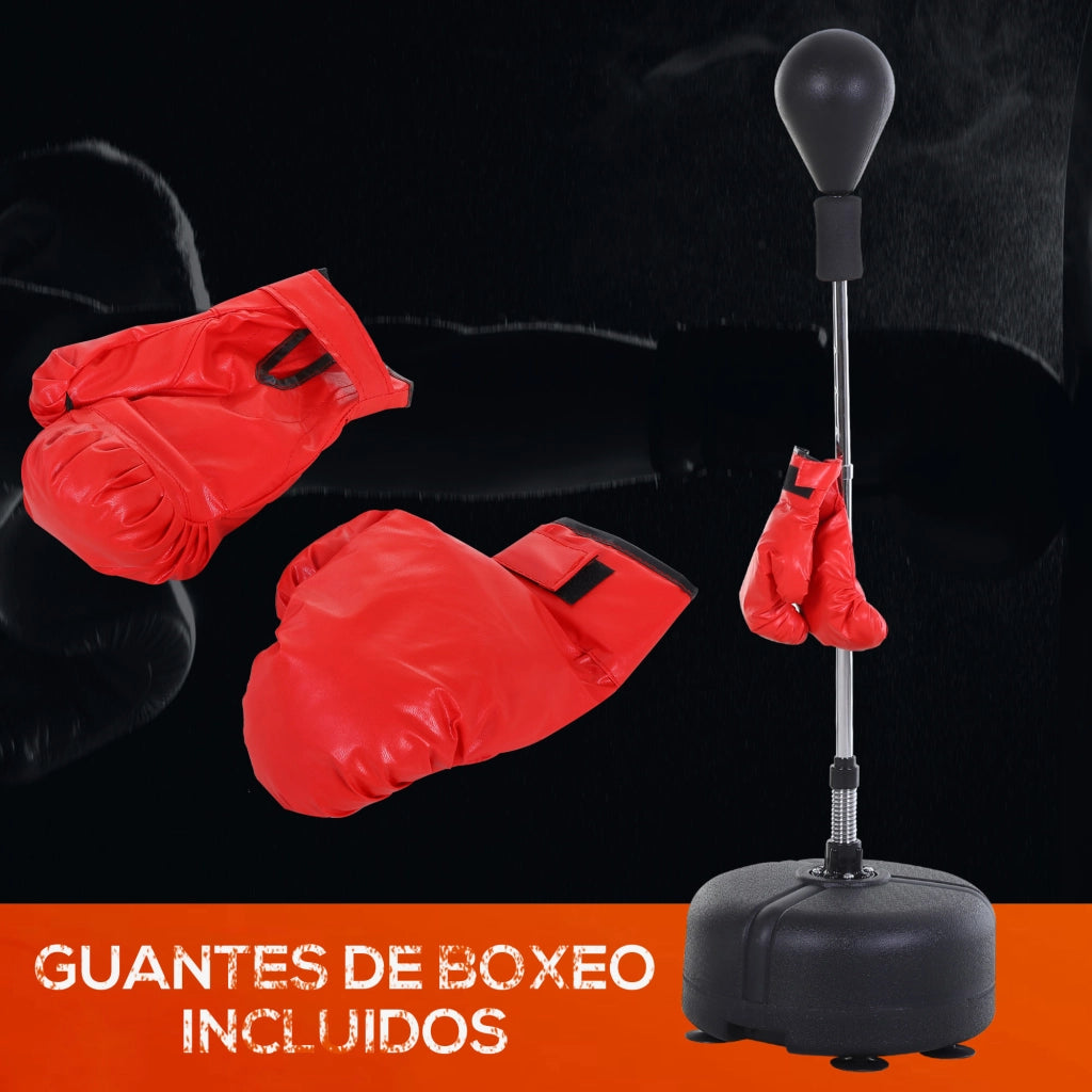 Sacco da Boxe Nero ¨C zephmum ¨C 136-154 cm con Base Riempibile e Guanti