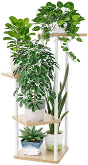 Stand per piante spaziale - 4 livelli - supporto per fiori - sostegno per piante interni - design moderno - adatto per salone/studio esterno