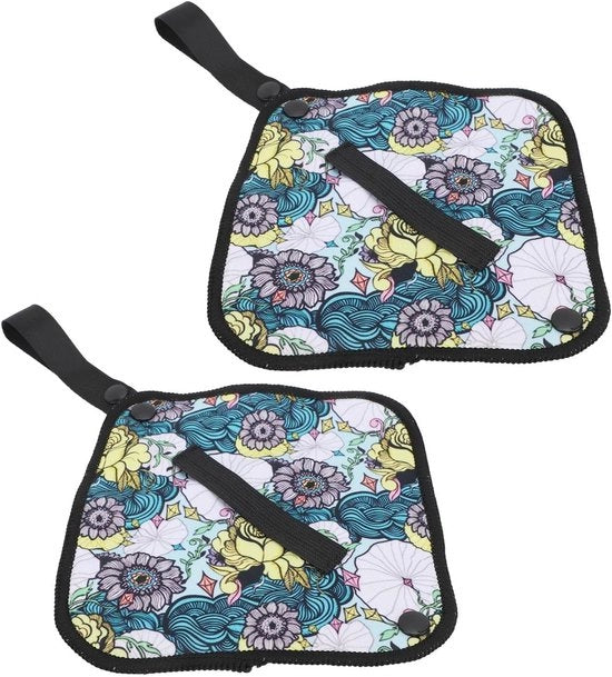 Toilette Portatile per Donna - Panno in Plastica - 2 Pezzi - Idoneo per Uso Esterno - Urinare all'Aperto - Per Campeggio e Escursioni - Residuo Recuperabile e Lavabile