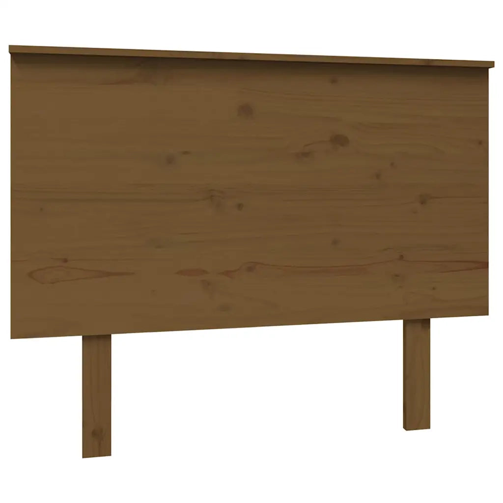 Testiera per Letto ambra 104x6x82,5cm in Legno Massello di Pino