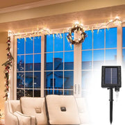 Guirlande LED a LED solare - 10m 80LEDs - Decorazione per interni ed esterni - IP44 8 modalità - bianco caldo