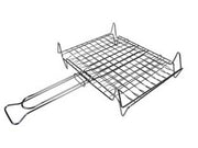 1pz griglia doppia - cm.27x27x10h. cod:ferx.fer119016
