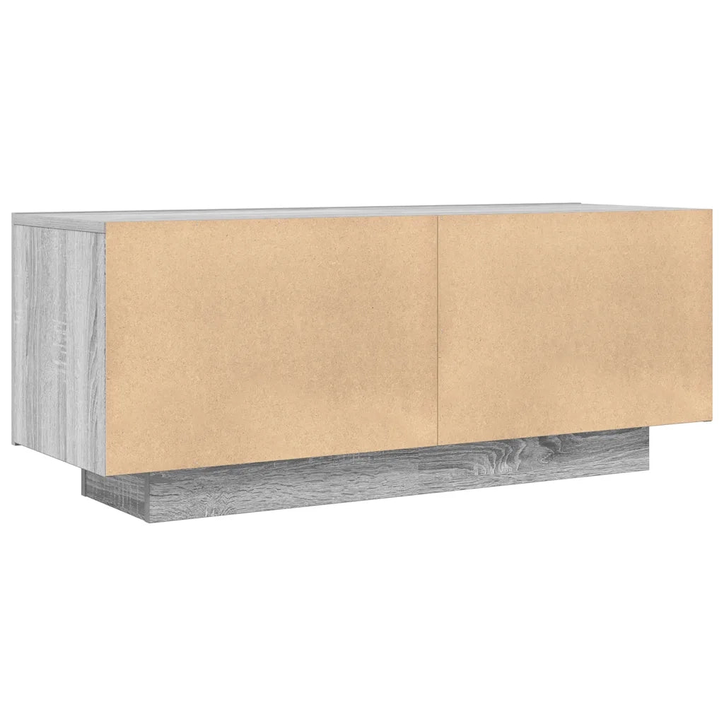 Mobile TV Grigio Sonoma 100x35x40 cm in Legno Multistrato 815718