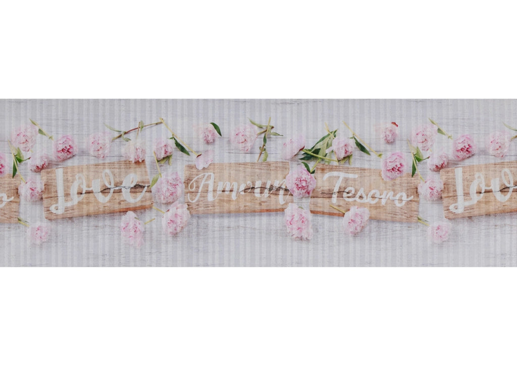 Tappeto Passatoia Cucina Antiscivolo Stampa Digitale Happy Dis. Poeta - 52x180 - Poeta