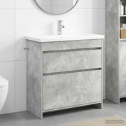 Set di mobili per il bagno Grigio Cemento 81 x 40 x 84,5 cm 3404269